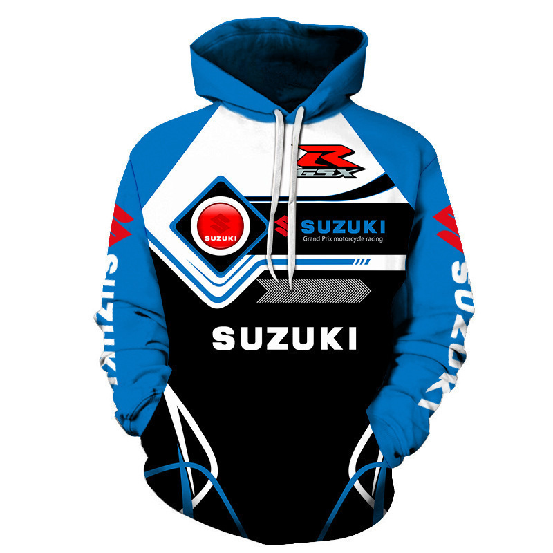 Suzuki Motorcycles Racing Pullover Hoodie