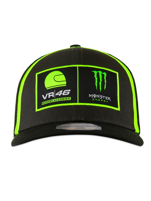 VR46 RIDERS ACADEMY DUAL MONSTER ENERGY ADULTS BASEBALL CAP