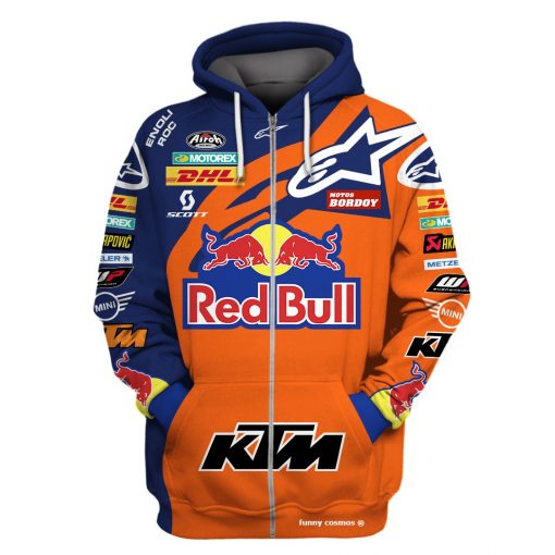 KTM Motorcycles Red Bull Pullover Hoodie V1 - Image 3