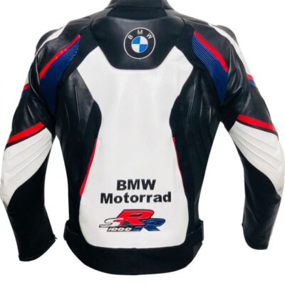 BMW S-1000 RR Motorcycle Racing Leather Jacket