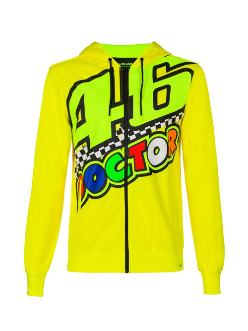 VALENTINO ROSSI VR46 CLASSIC MENS 46 THE DOCTOR Hoodies