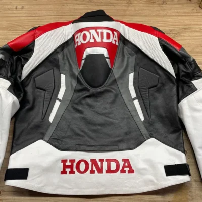 Honda Leather Motorcycle Racing Jacket