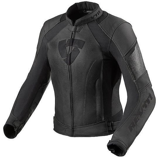 Revit Xena 3 Motorcycle Ladies Black Jacket Replica - Image 2
