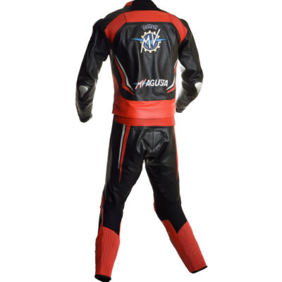 MV Agusta Motorcycle Racing Leather 2 Piece suit