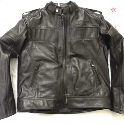 Harley Davidson Men’s High Quality Racing Leather Jacket
