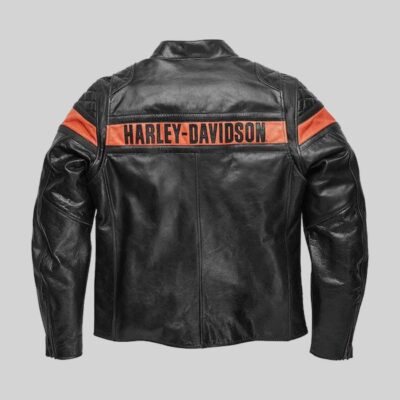 Mens Victory Sweep Harley Davidson Leather Jacket